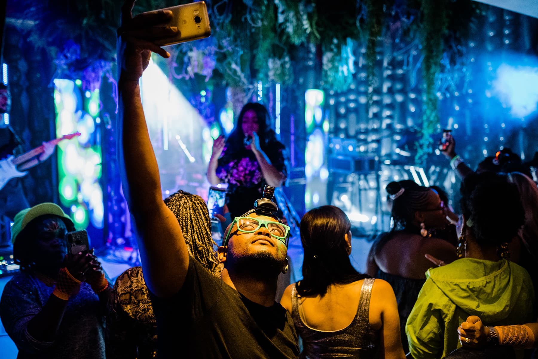 Guests participating in a live Beiersdorf brand experience.