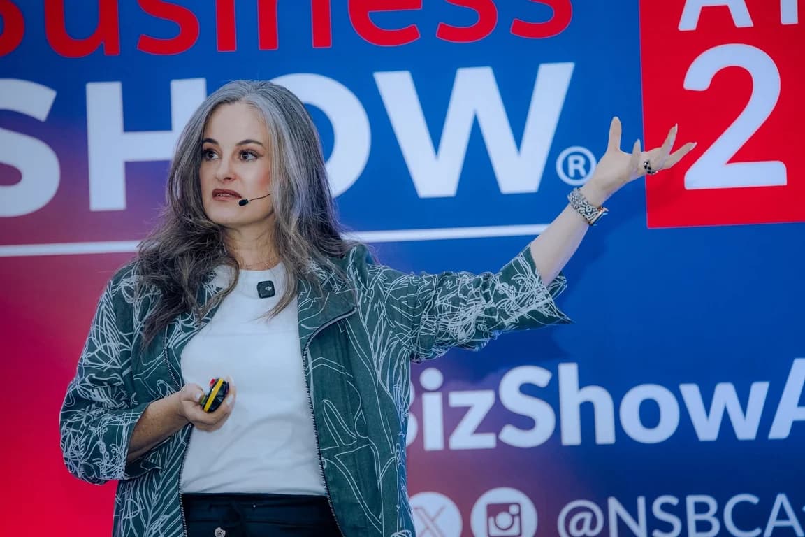 Tiffany speaking at The Business Show Africa 2026