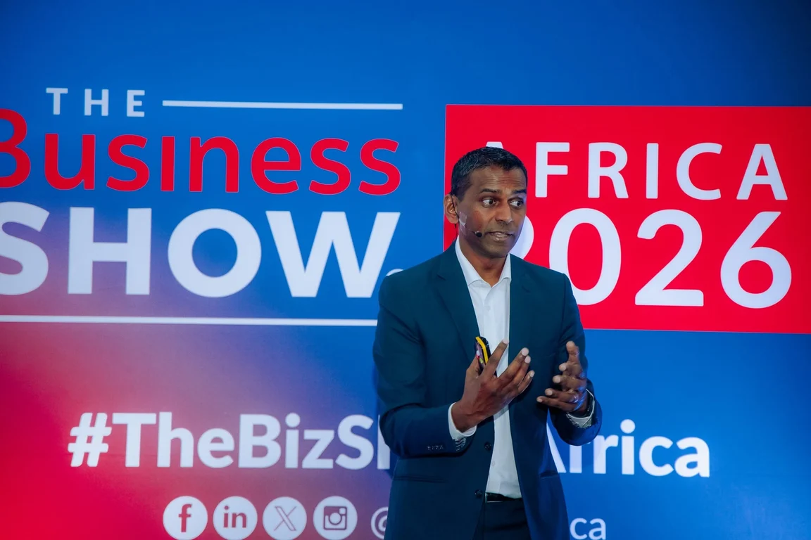 Lee Naik speaking at The Business Show Africa 2026.