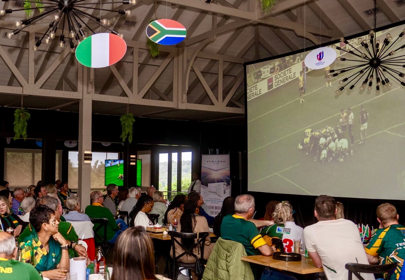 A shared Rugby World Cup Fan Park experience in 2023.