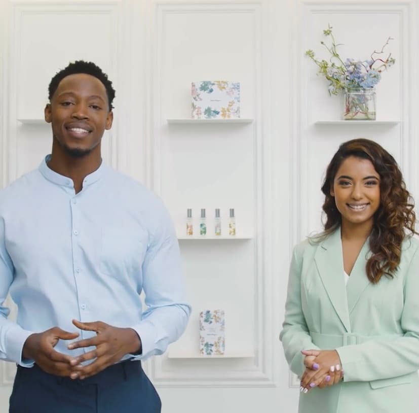 Spring Social presenters in a bright Edgars Beauty campaign setting.